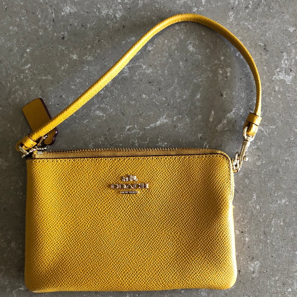 Yellow Coach Wristlet